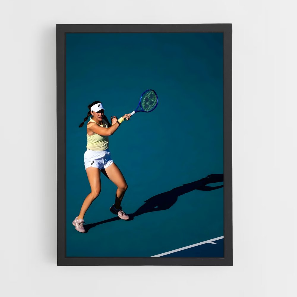 Poster Belinda bencic joueuse – affiche Tennis (vue 2)